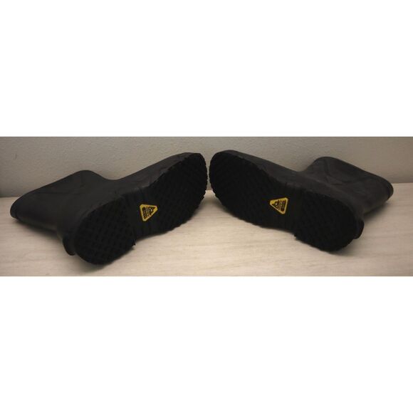 Shoes for Crews x Ace Men's 9D Women's 11D Black Bullfrog Pro II Soft Toe Boots - Picture 4 of 16